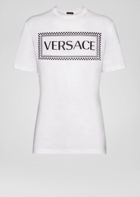 Tricouri Versace Sustainable 90s Vintage Logo Dama | UOBVMQS-41